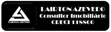 Logotipo Lairton Azevedo Consultor Imobiliário - Creci 118800